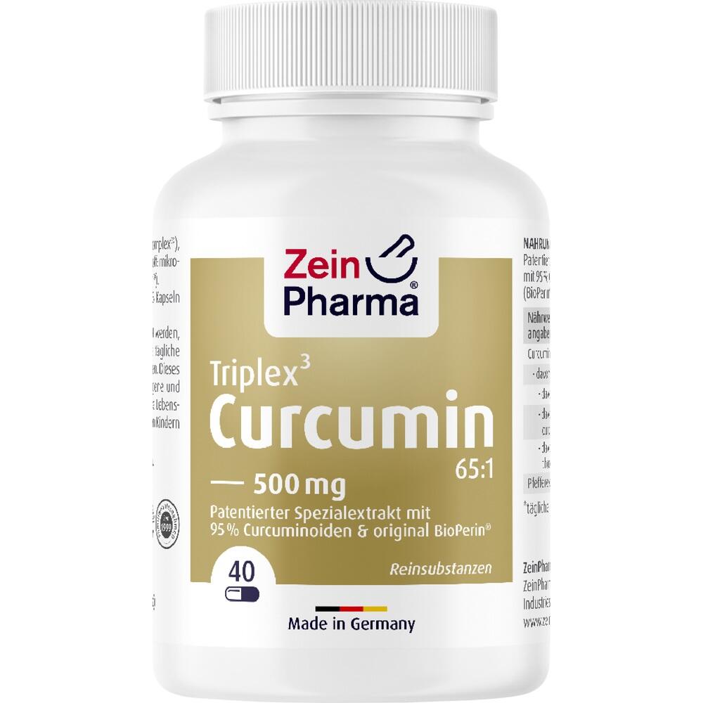 Zein Pharma Curcumin Triplex3 500mg 40 St Kapseln