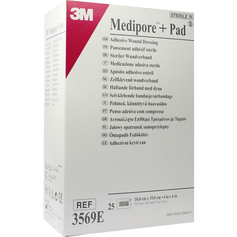 MEDIPORE Plus Pad 3569E steriler Wundverband 25 St Verband