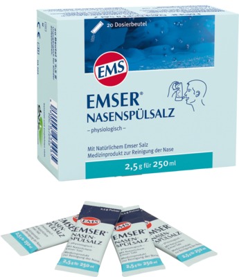 EMSER Nasenspülsalz 20 St Pulver