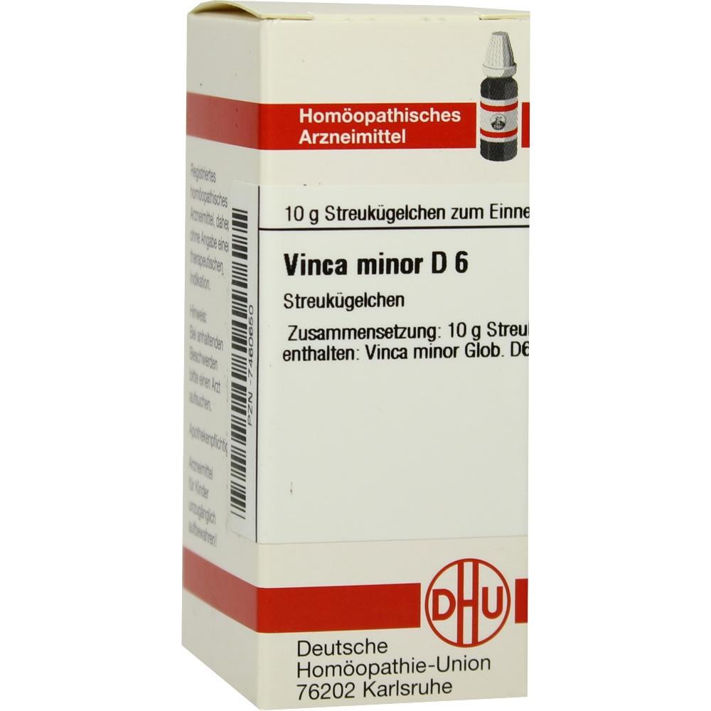 VINCA MINOR D 6 Globuli 10 g Globuli