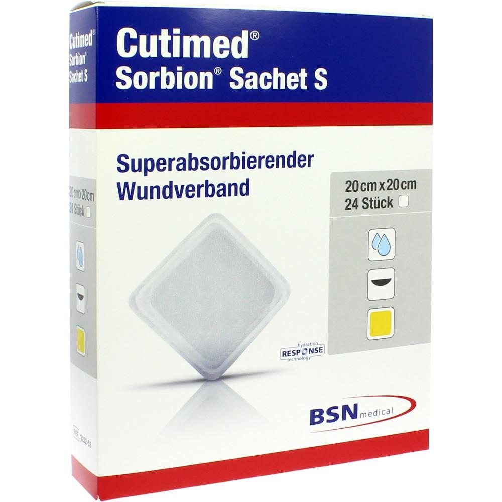 SORBION Cutimed Sachet S Wundauflage 20x20 cm 24 St Pflaster