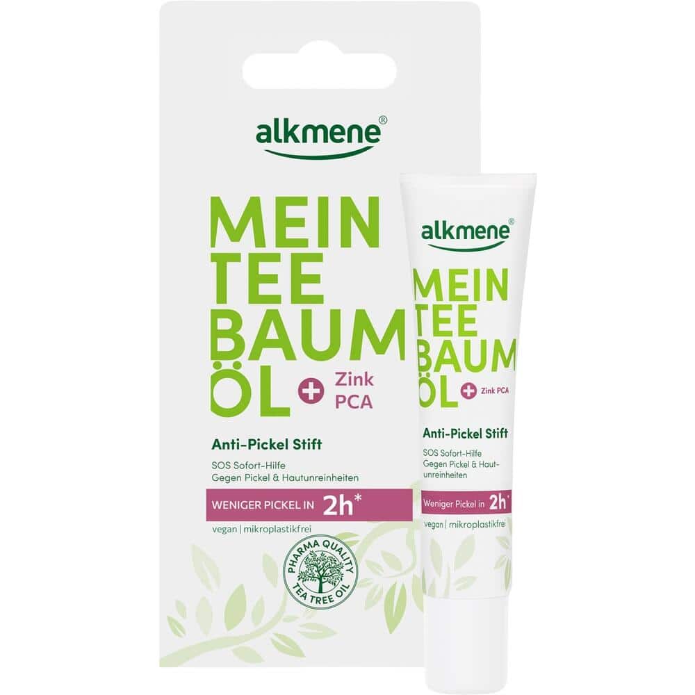 alkmene MEIN TEE BAUM ÖL Anti-Pickel Stift 15 ml Tupfer