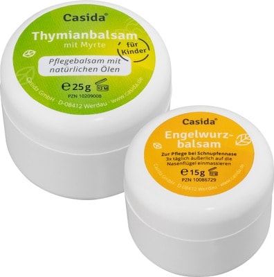 Casida Engelwurzbalsam + Thymianbalsam mit Myrte Kinder 40 g Balsam