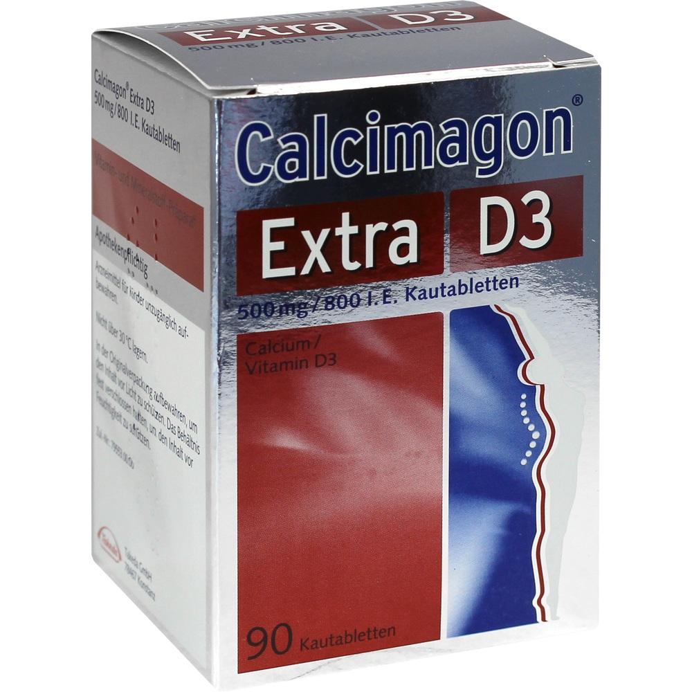 Calcimagon Extra D3 500 mg/800 I.E. 90 St Kautabletten