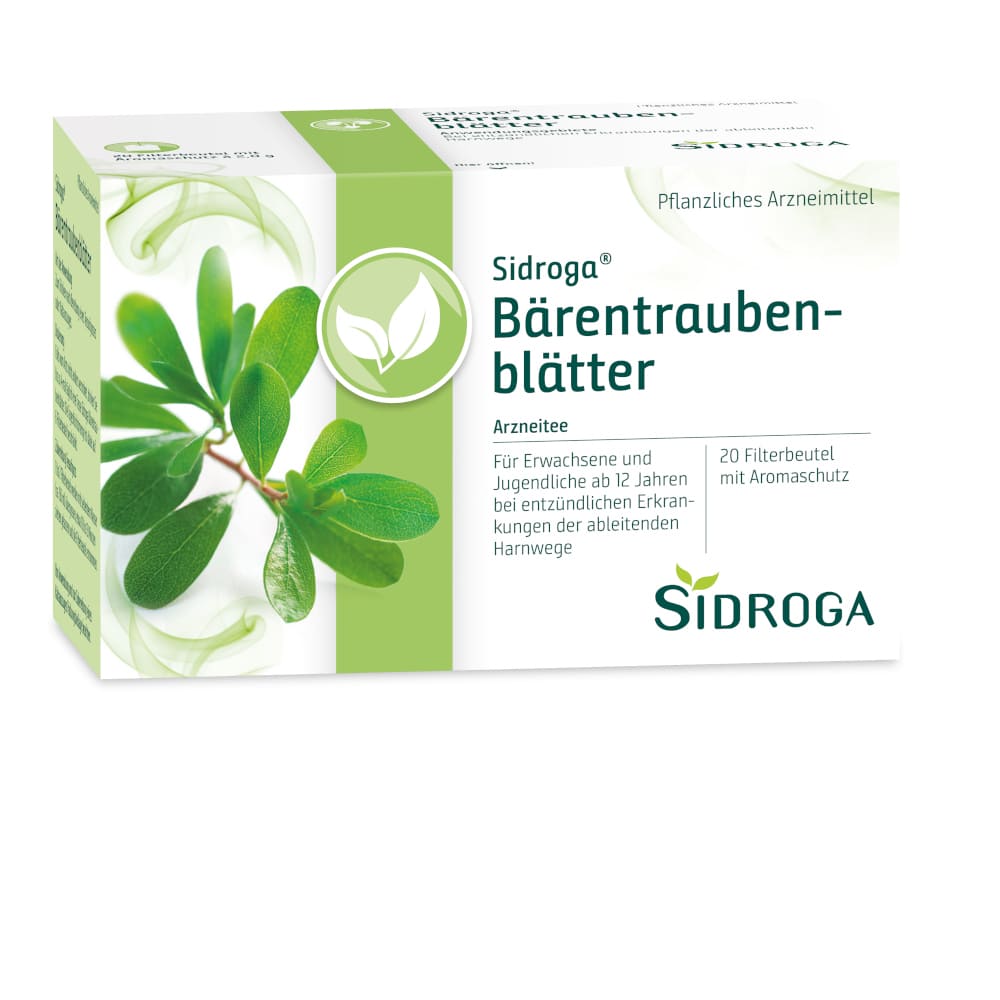 SIDROGA Bärentraubenblätter 20X2.0 g Tee