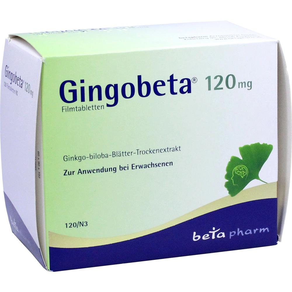 Gingobeta 120mg 120 St Filmtabletten