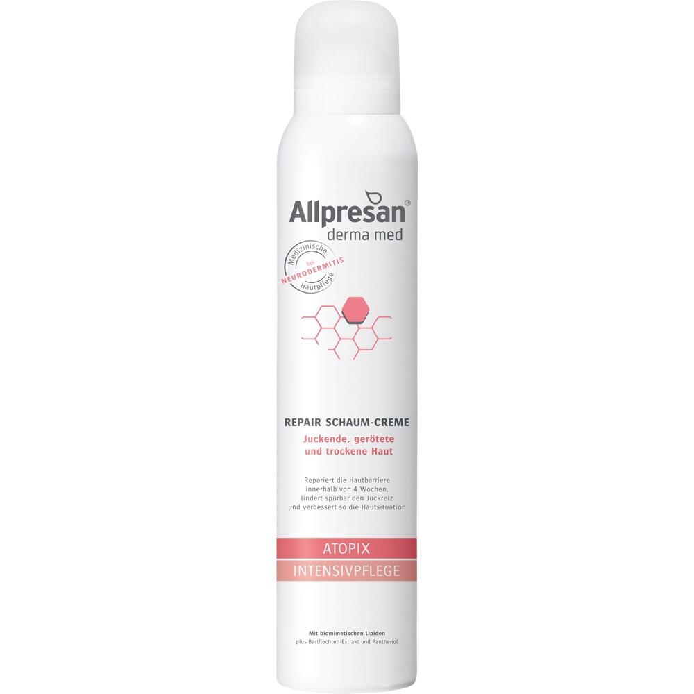 Allpresan derma med ATOPIX INTENSIVPFLEGE REPAIR SCHAUM-CREME 200 ml Schaum