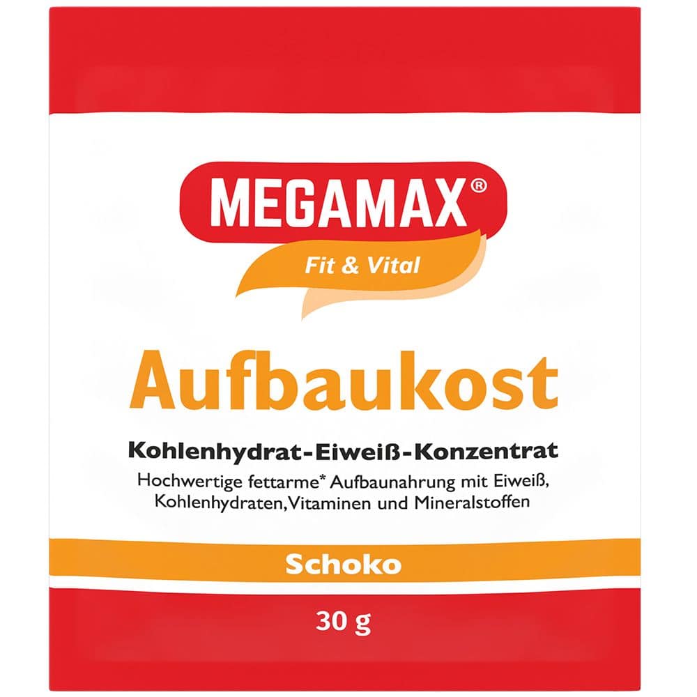 Megamax Aufbaukost Schoko Pulver 30 g Pulver