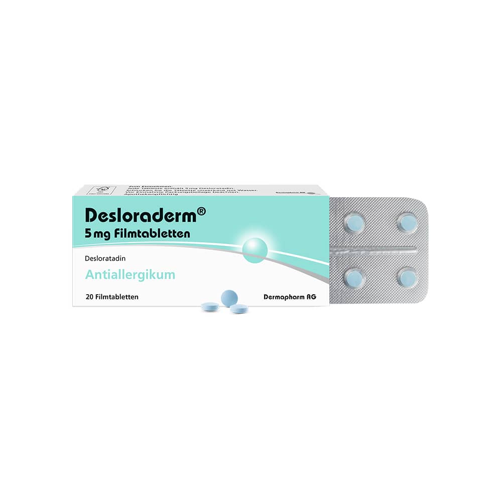 Desloraderm 5mg 20 St Filmtabletten