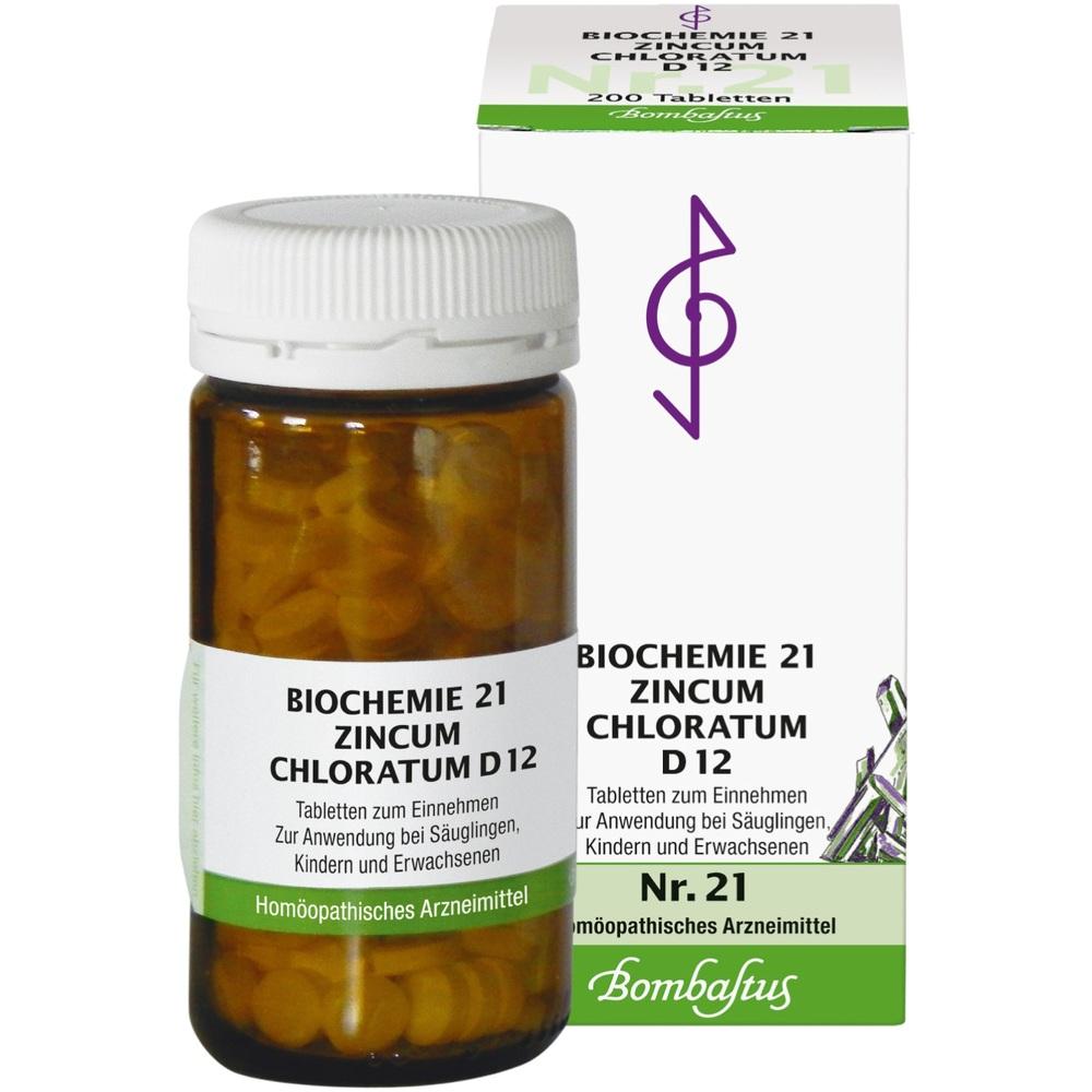 BIOCHEMIE 21 Zincum chloratum D 12 200 St Tabletten