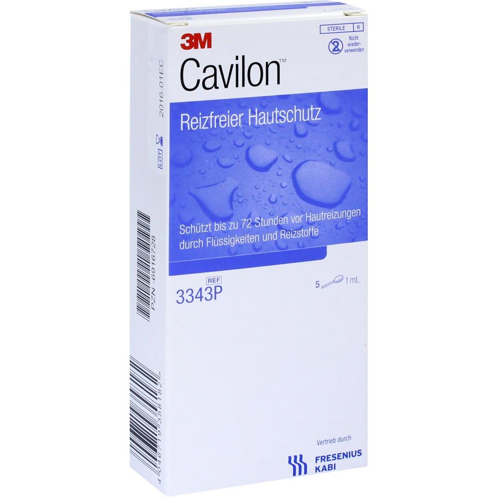 CAVILON reizfreier Hautschutz FK 1ml Applik.3343P 5X1 ml