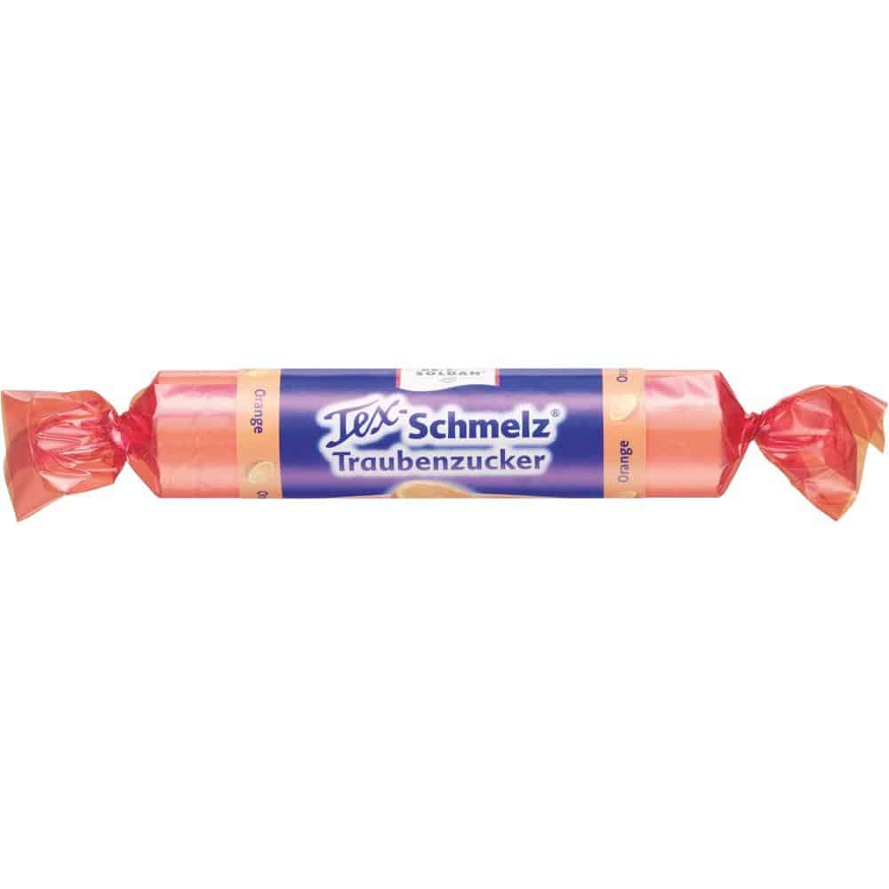 SOLDAN Tex Schmelz Traubenzucker Orange 33 g