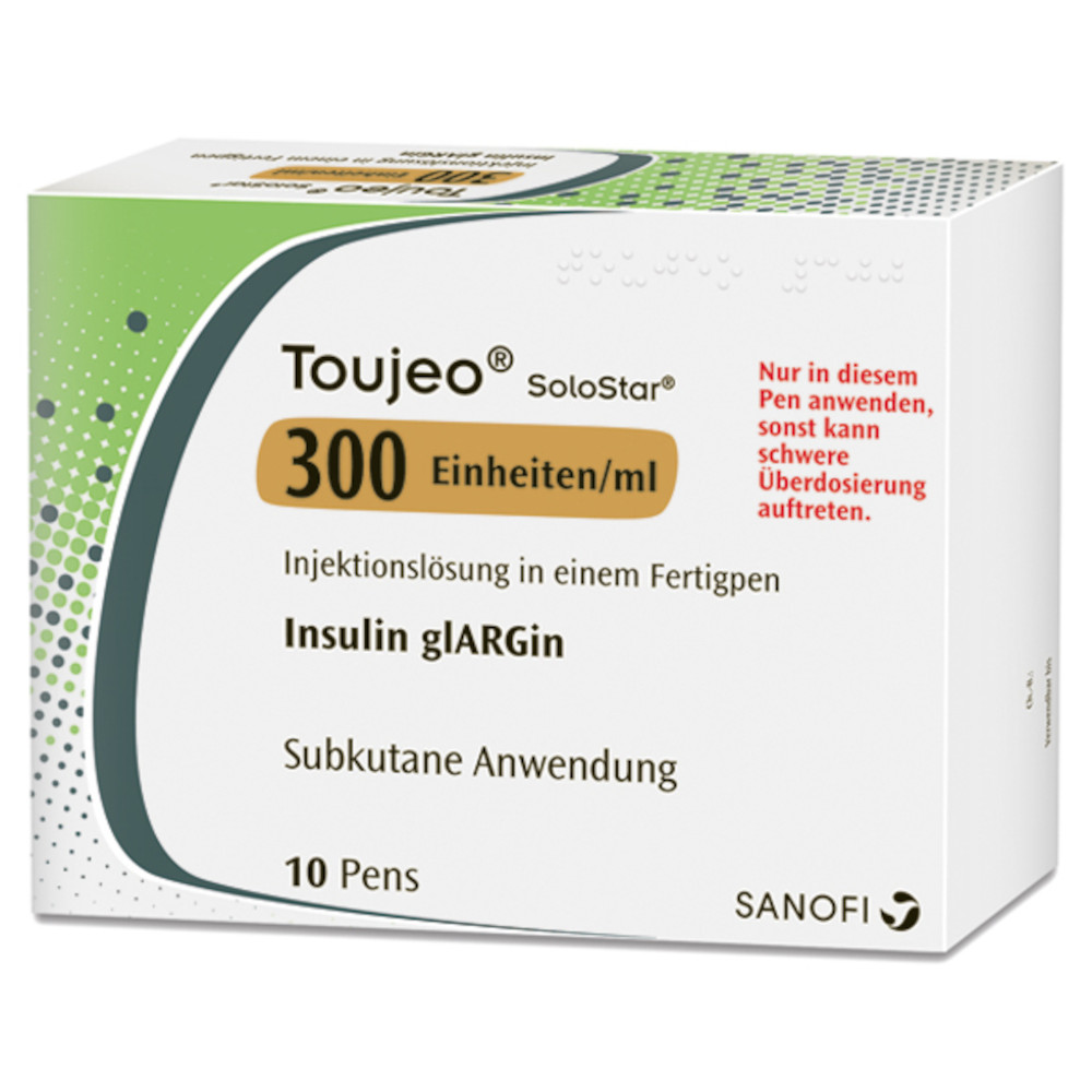 Toujeo 300 Einheiten/ml SoloStar 1,5ml Pen 10X1.5 ml Injektionslösung