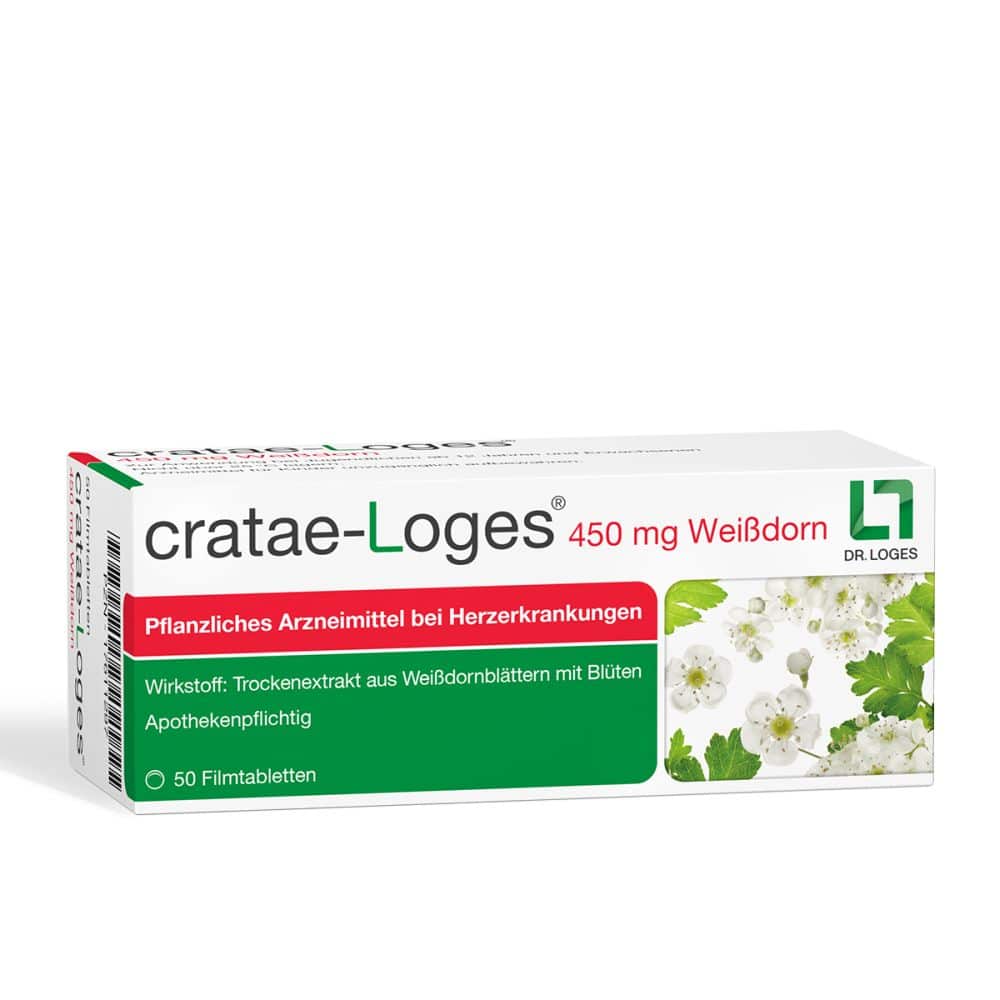 cratae-Loges 450 mg Weißdorn 50 St Filmtabletten