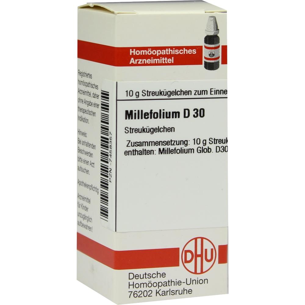 MILLEFOLIUM D 30 Globuli 10 g Globuli