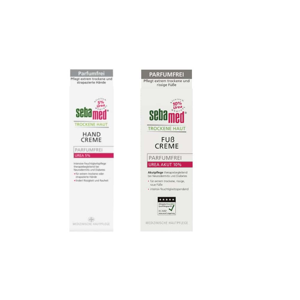 sebamed TROCKENE HAUT FUßCREME + HANDCREME Set 1 Sparset