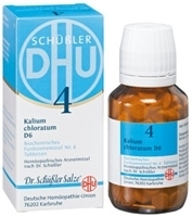 DHU Schüßler-Salz Nr. 4 Kalium chloratum D6  80 St Tabletten