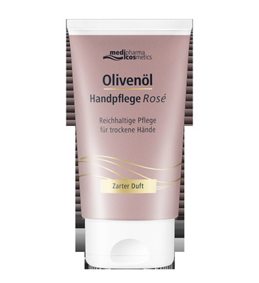 Olivenöl Handpflege Rosé mit zartem Duft 50 ml Creme