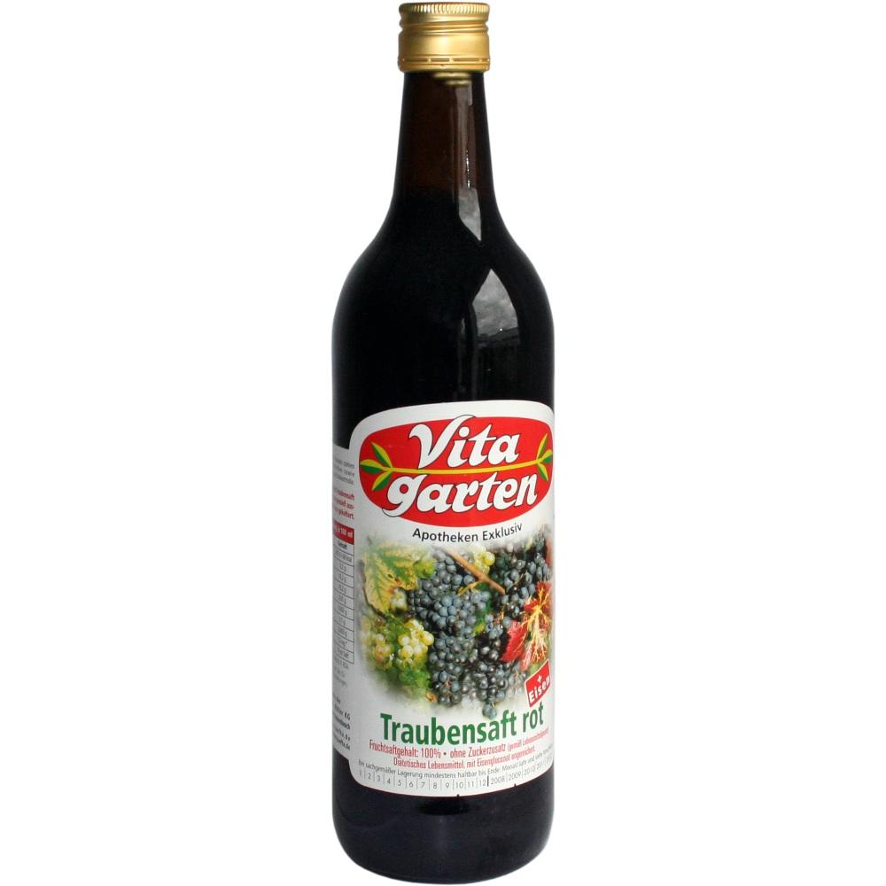 VITAGARTEN roter Traubensaft 750 ml Saft