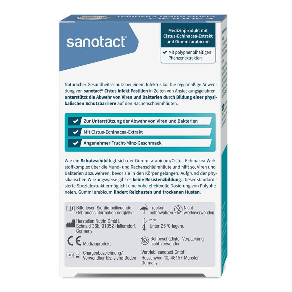 sanotact Cistus Infekt Pastillen 30 St Pastillen