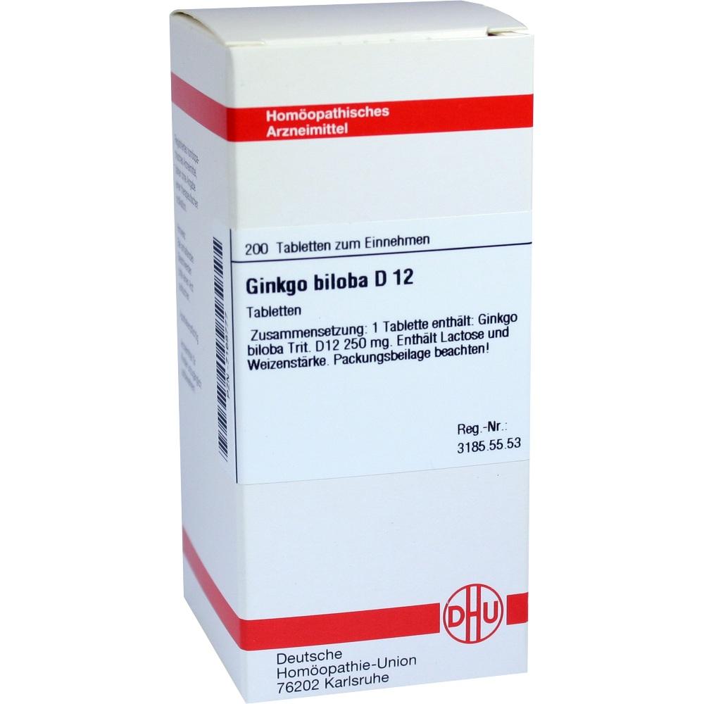 GINKGO BILOBA D 12 Tabletten 200 St Tabletten