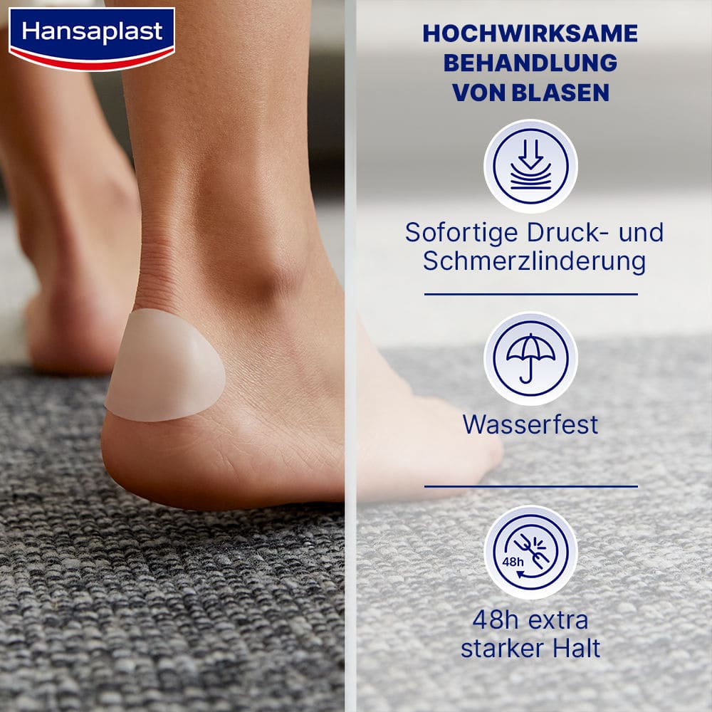 Hansaplast footexpert SOS Mix Pack Blasenpflaster 6 St Pflaster