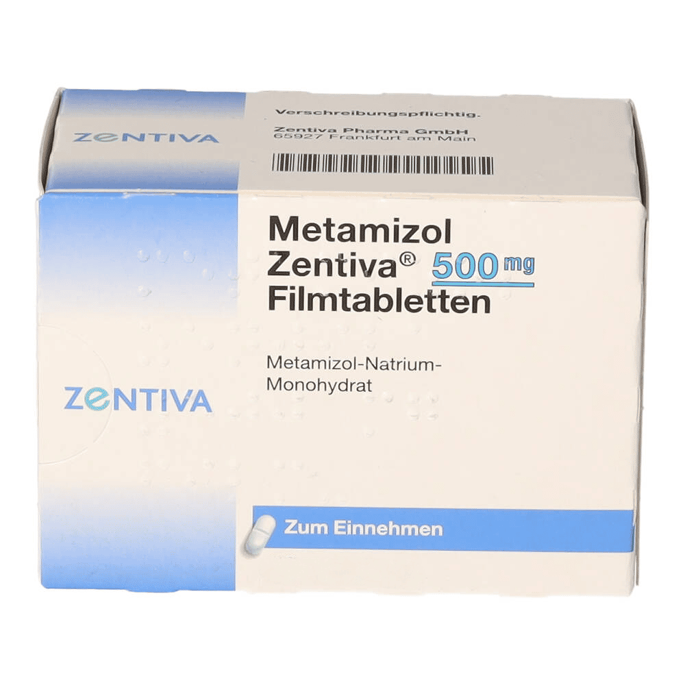 Metamizol Zentiva 500 mg 10 St Filmtabletten