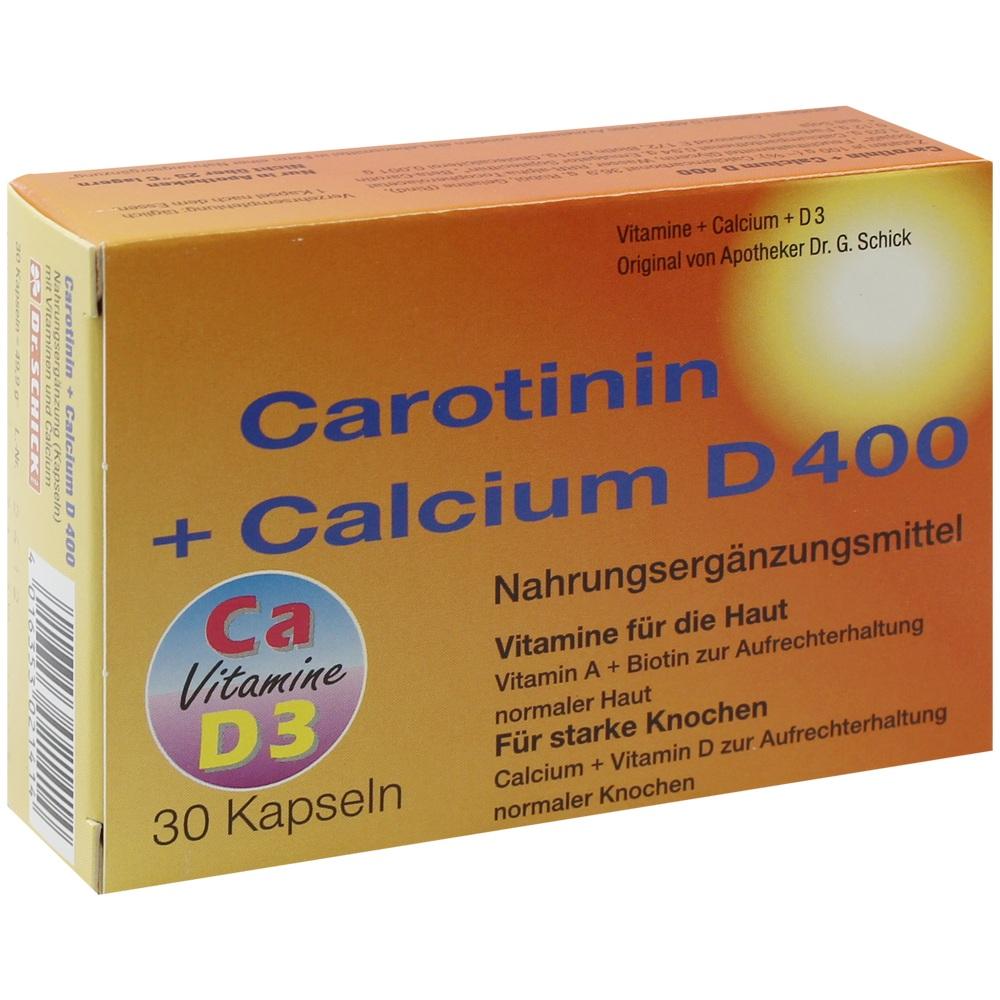 CAROTININ+Calcium D 400 Kapseln 30 St Kapseln