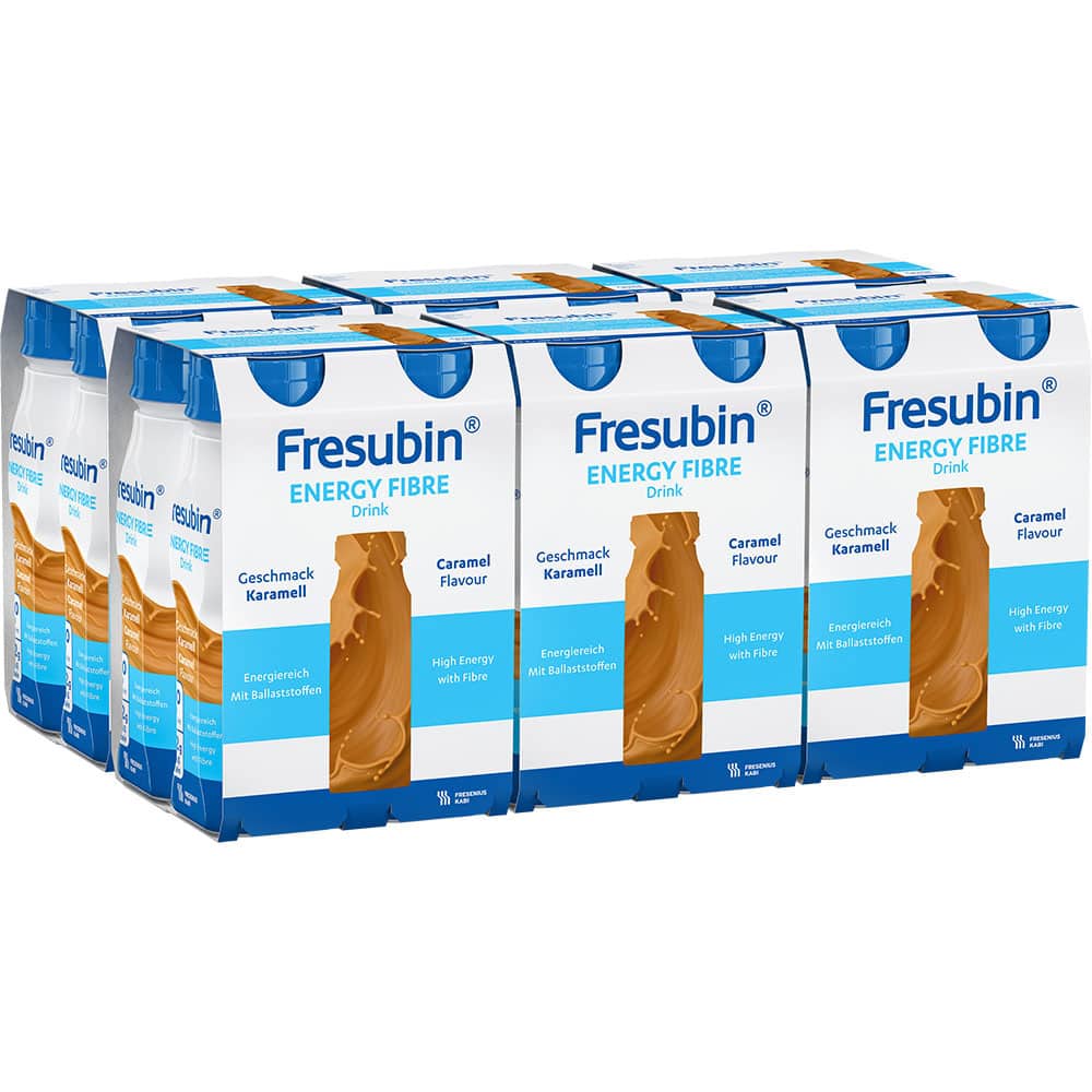 Fresubin Energy Fibre Trinknahrung Karamell  6X4X200 ml Lösung