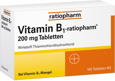 VITAMIN B1 ratiopharm 200 mg  100 St Tabletten