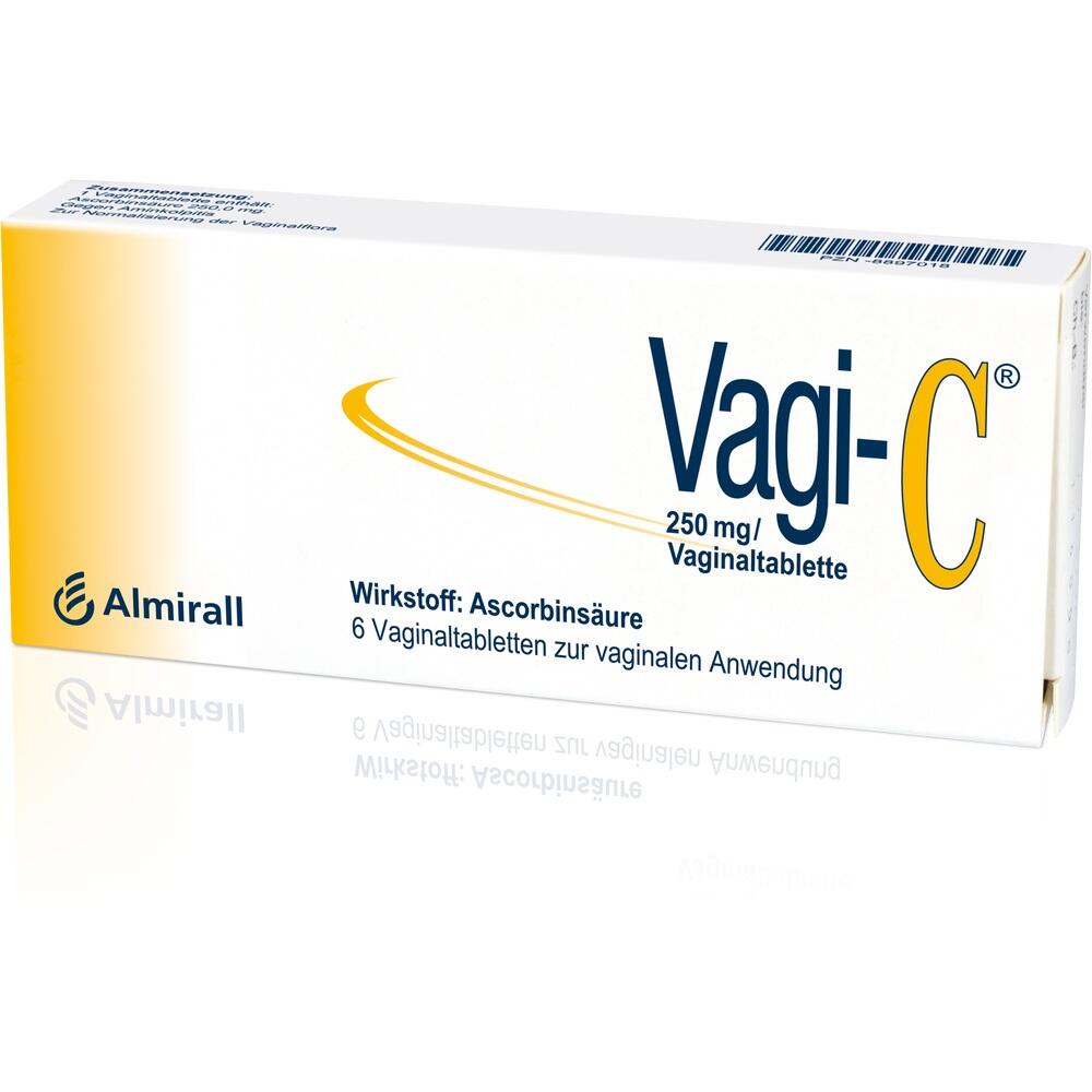 Vagi-C Vaginaltabletten bei bakterieller Vaginose 6 St Vaginaltabletten