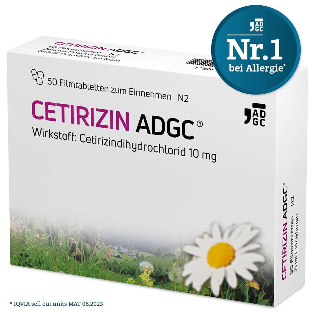 Cetirizin-ADGC 50 St Filmtabletten