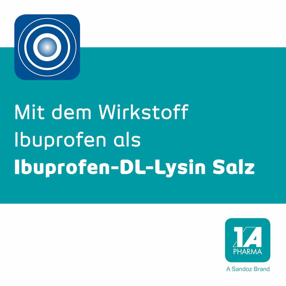 Ibu-Lysin - 1A Pharma 400 mg 50 St Filmtabletten