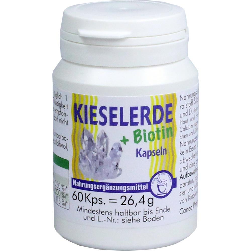 KIESELERDE+BIOTIN Kapseln 60 St Kapseln