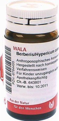 Berberis/Hypericum comp. Globuli 20 g Globuli
