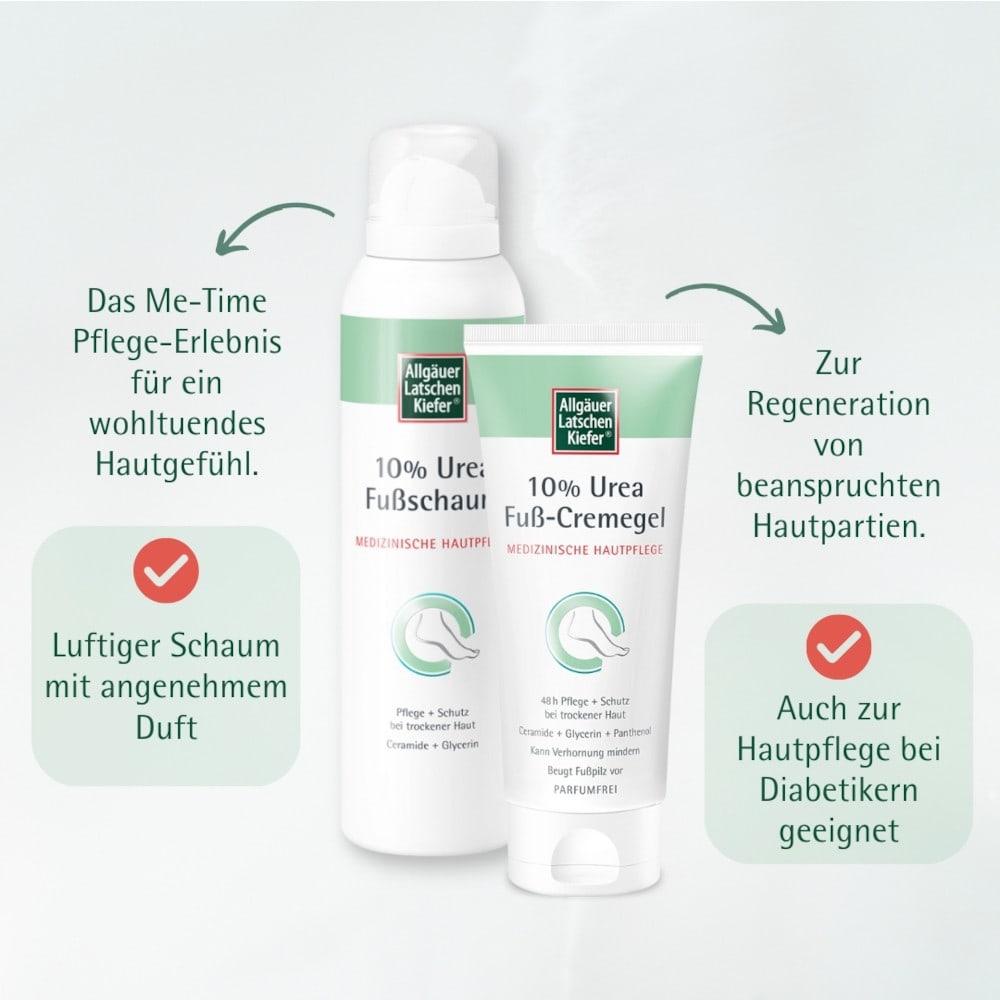 Allgäuer Latschenkiefer 10% Urea Fuß-Cremegel 100 ml Creme