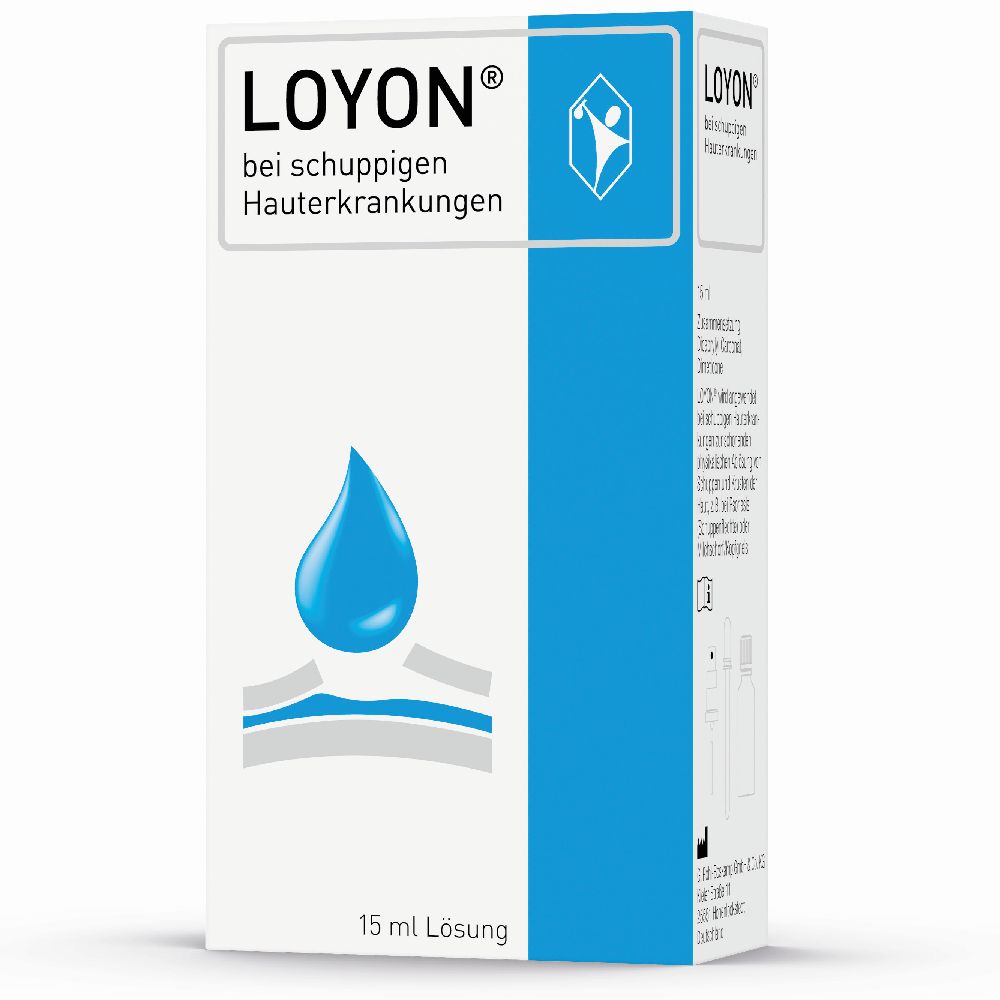 LOYON bei Schuppenflechte, Milchschorf & Kopfgneis 15 ml Lösung 15 ml Lösung