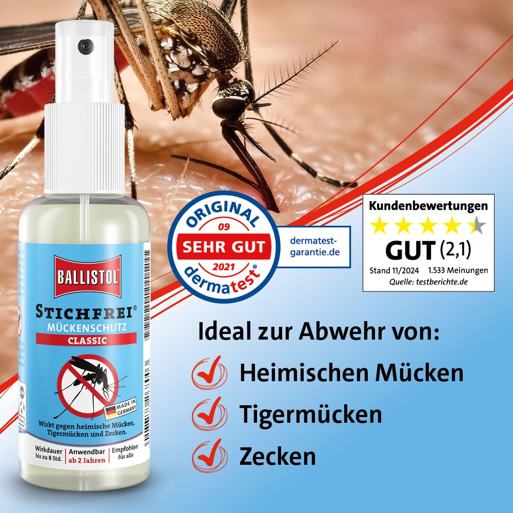 STICHFREI MÜCKENSCHUTZ Pumpspray 100 ml Spray