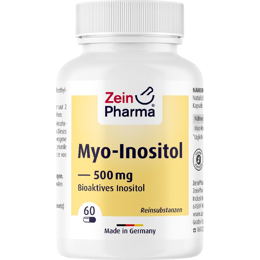 Zein Pharma Myo-Inositol 500 mg 60 St Kapseln