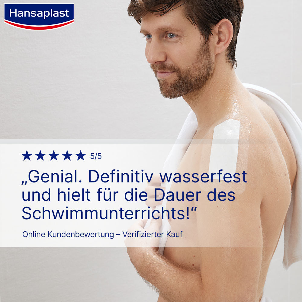Hansaplast AQUA PROTECT 3XL STERILE 10 x 15 cm 5 St Pflaster