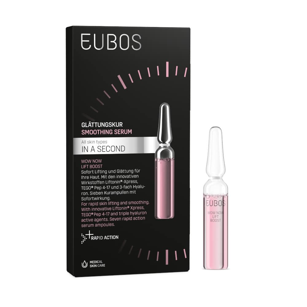 EUBOS IN A SECOND WOW NOW LIFT BOOST GLÄTTUNGSKUR 7X2 ml Ampullen EUBOS IN A SECOND WOW NOW LIFT BOOST GLÄTTUNGSKUR 7X2 ml Ampullen