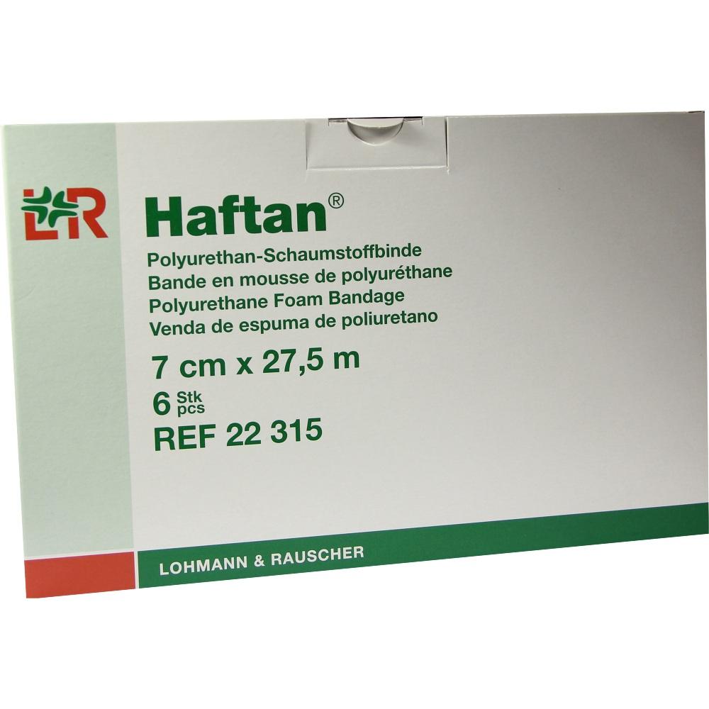 HAFTAN Schaumstoffbinde 7 cmx27,5 m 6 St Binden