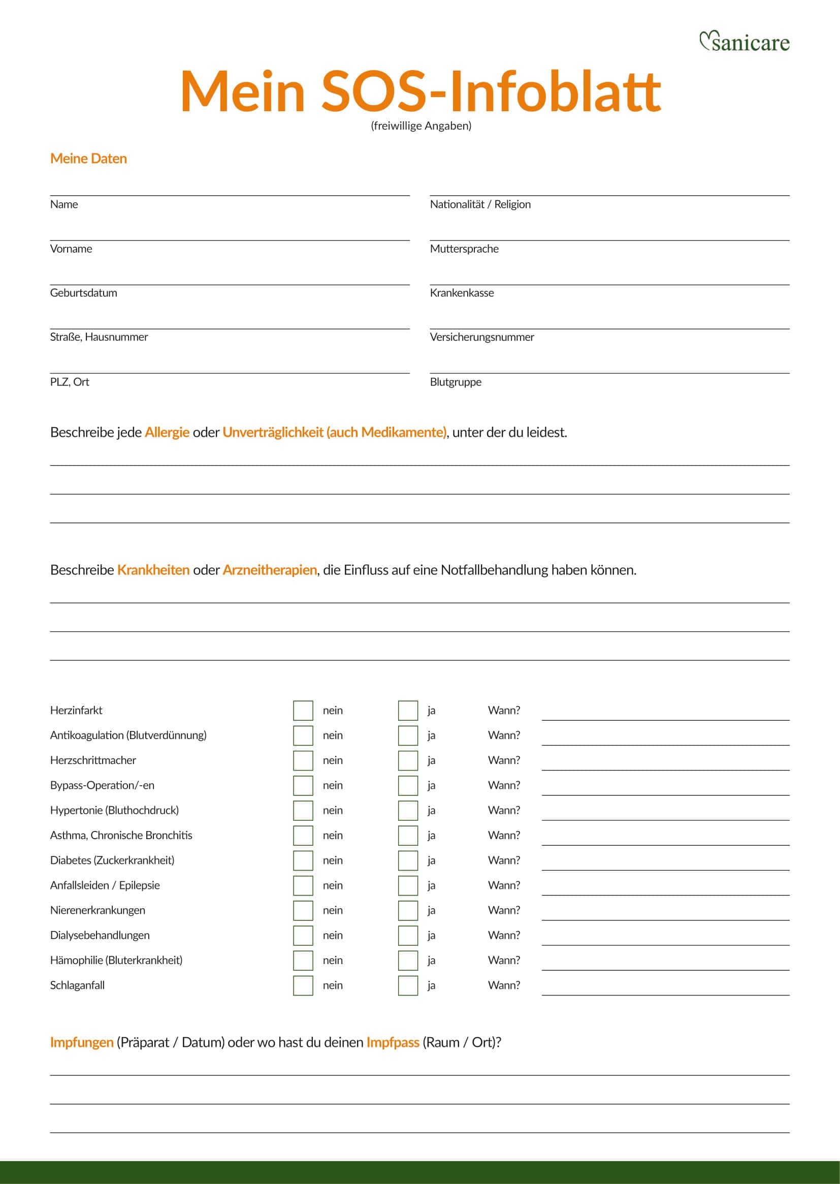 SOS Infodose - Notfalldose 1 St