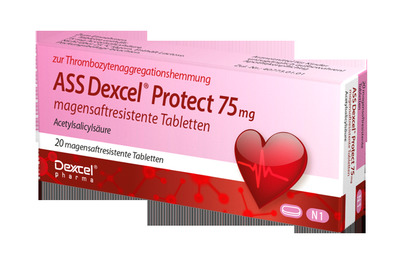 ASS Dexcel Protect 75mg 20 St Tabletten magensaftresistent