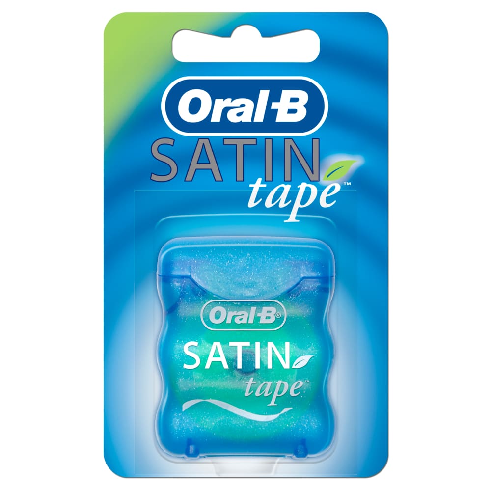 ORAL B Zahnseide SATINtape blau Blisterkarte 1 St