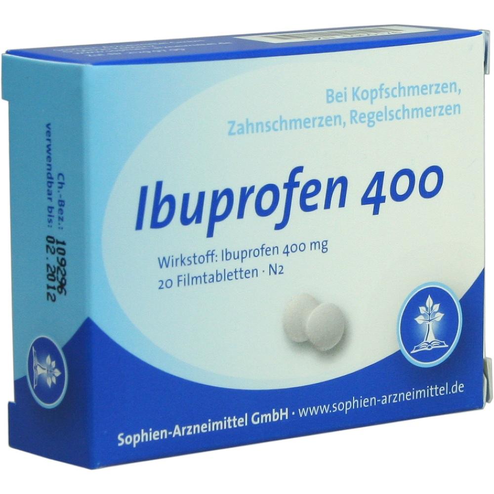 Ibuprofen 400 Sophien 20 St Filmtabletten