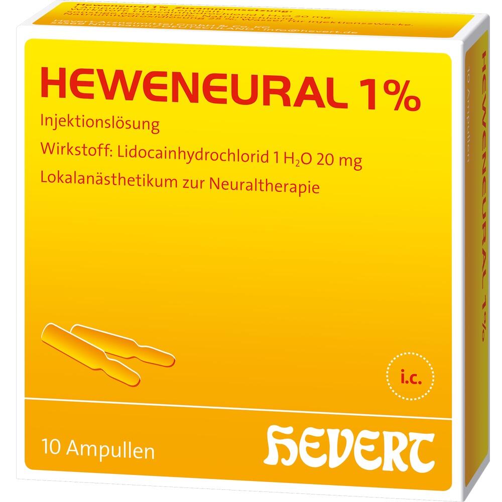 HEWENEURAL 1% Ampullen 10X2 ml Injektionslösung