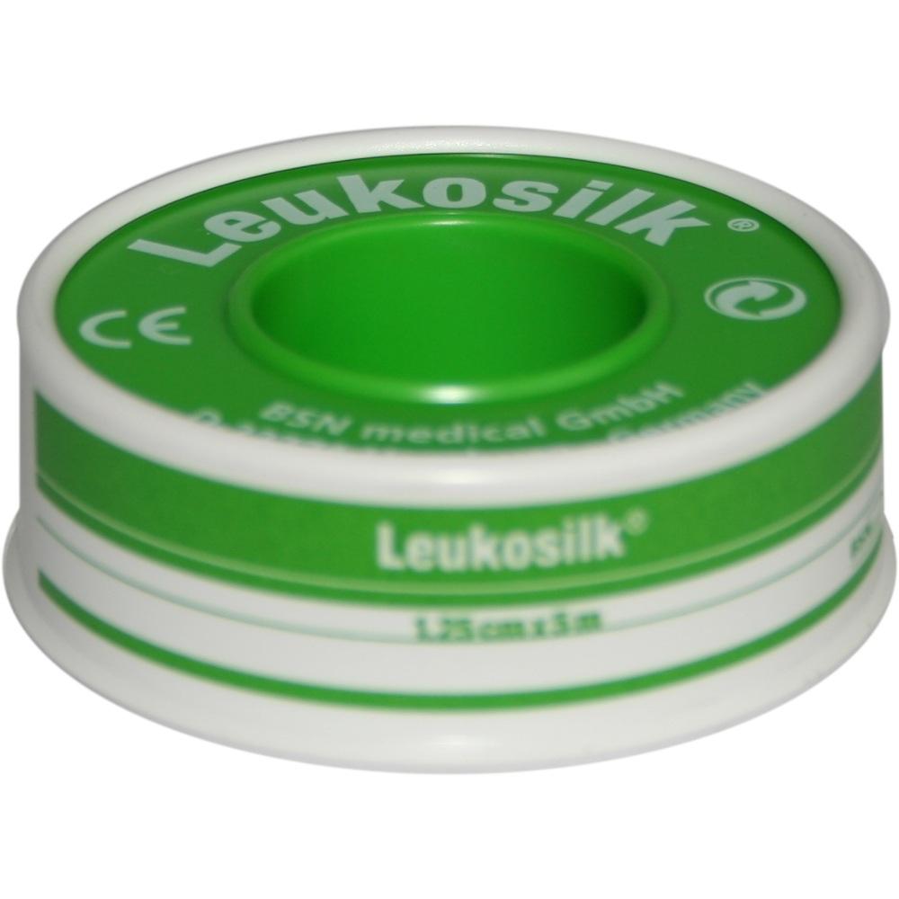 LEUKOSILK 1,25 cmx5 m 1 St Pflaster