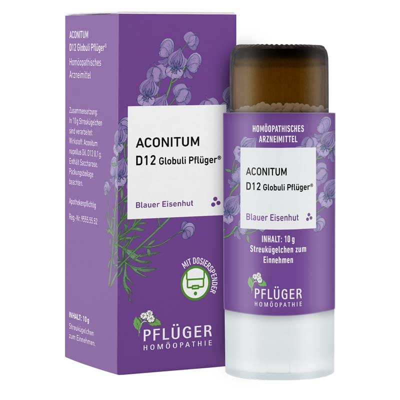 Aconitum D12 Globuli Pflüger 10 g Globuli