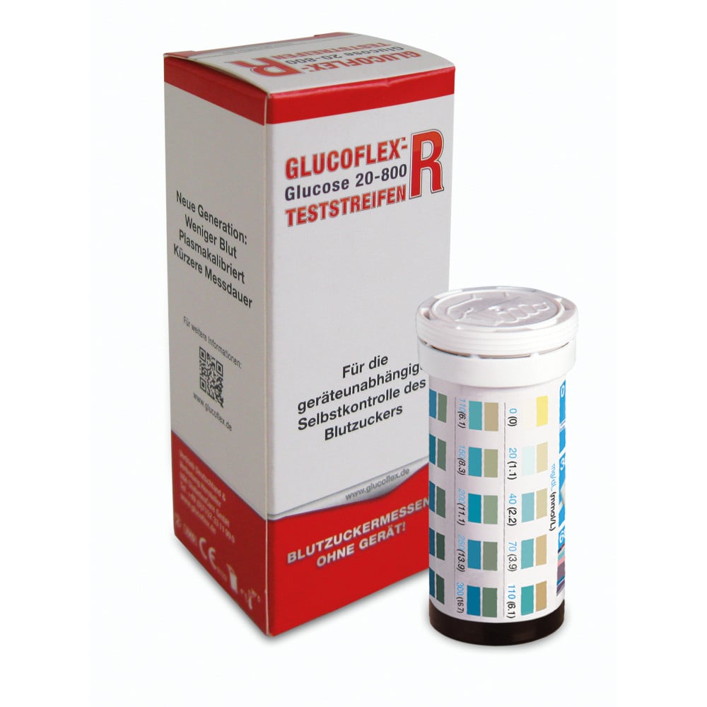 GLUCOFLEX R Glucose Teststreifen 25 St Teststreifen